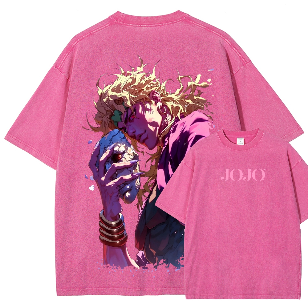 Jojo's Bizarre Adventure Unisex Fit Washed T-Shirt 2604020689