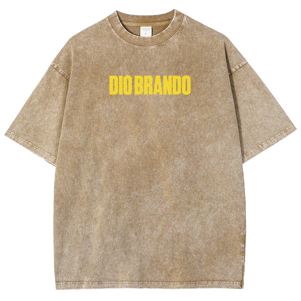 Jojo's Bizarre Adventure Unisex Fit Washed T-Shirt 2604020692