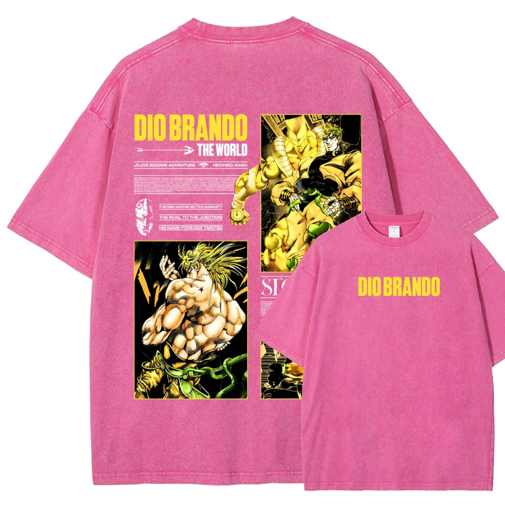 Jojo's Bizarre Adventure Unisex Fit Washed T-Shirt 2604020692