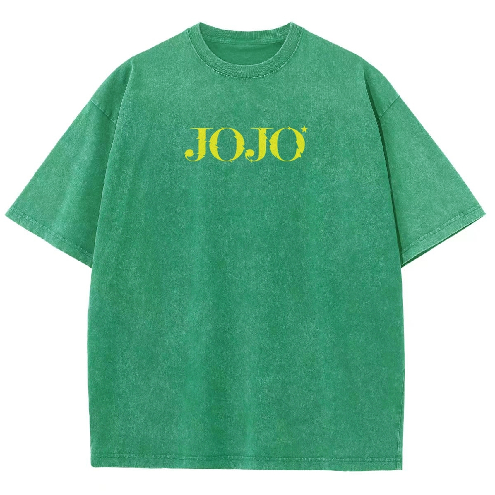 Jojo's Bizarre Adventure Unisex Fit Washed T-Shirt 2604020698