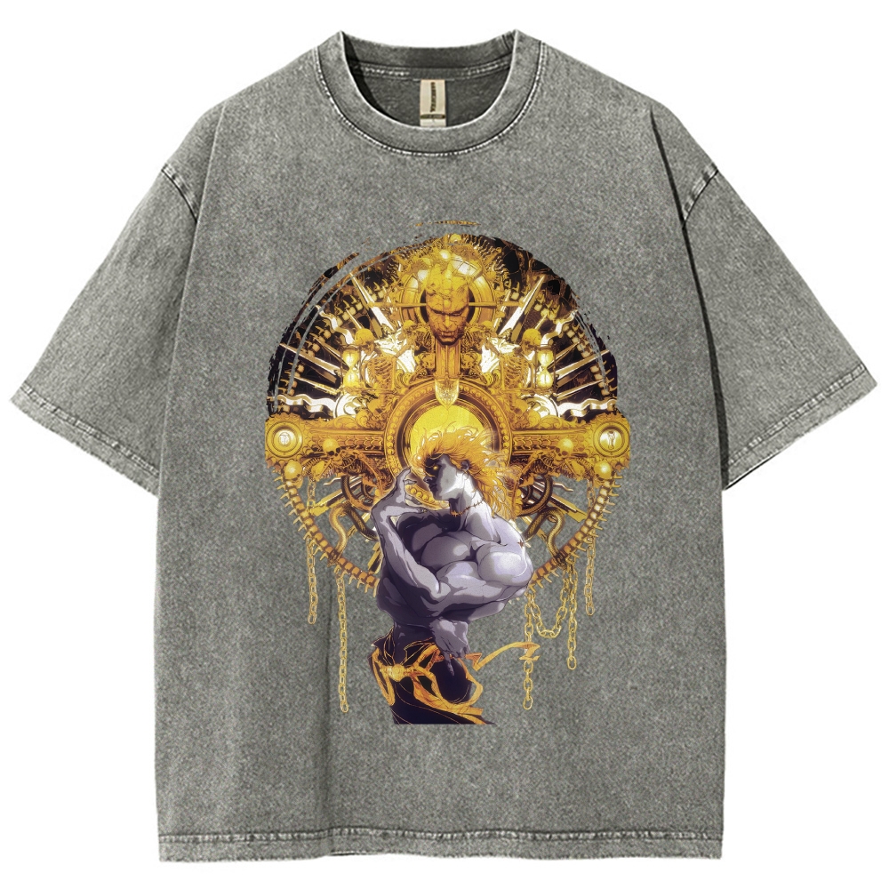 Jojo's Bizarre Adventure washed tshirt 2604020705