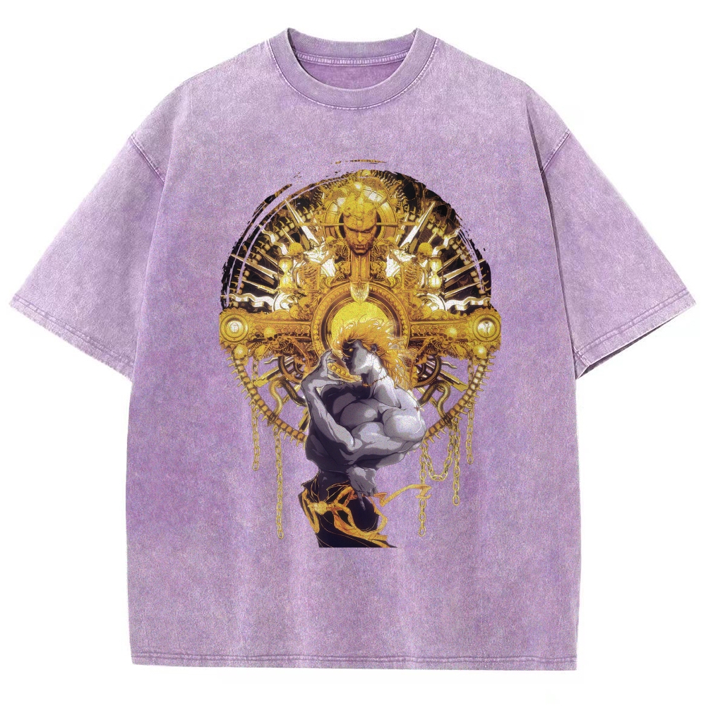 Jojo's Bizarre Adventure washed tshirt 2604020705