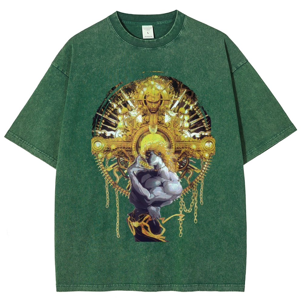Jojo's Bizarre Adventure washed tshirt 2604020705