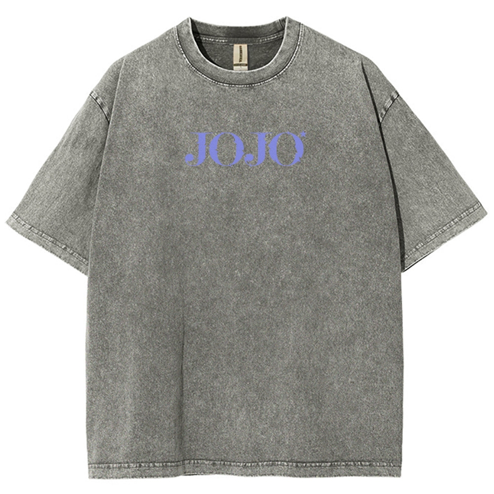 Jojo's Bizarre Adventure Unisex Fit Washed T-Shirt 2604020735