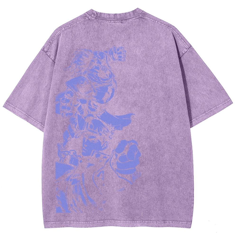 Jojo's Bizarre Adventure Unisex Fit Washed T-Shirt 2604020735