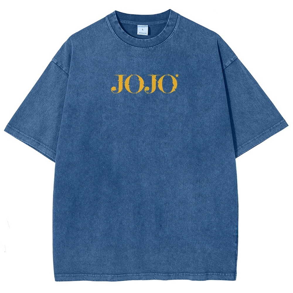 Jojo's Bizarre Adventure Unisex Fit Washed T-Shirt 2605001142