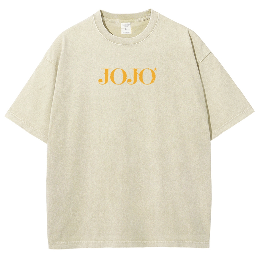 Jojo's Bizarre Adventure Unisex Fit Washed T-Shirt 2605001142