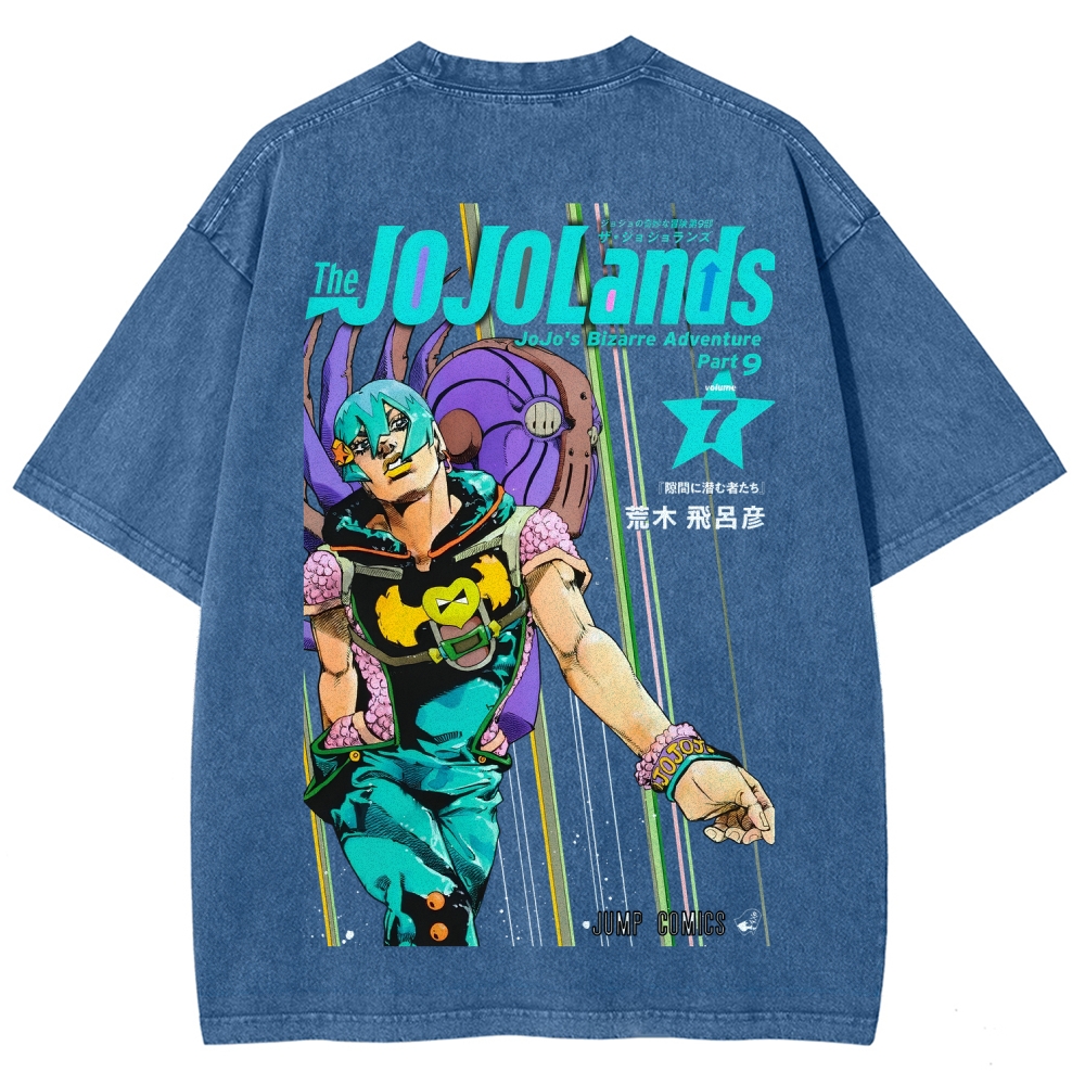 Jojo's Bizarre Adventure Unisex Fit Washed T-Shirt 2605001549