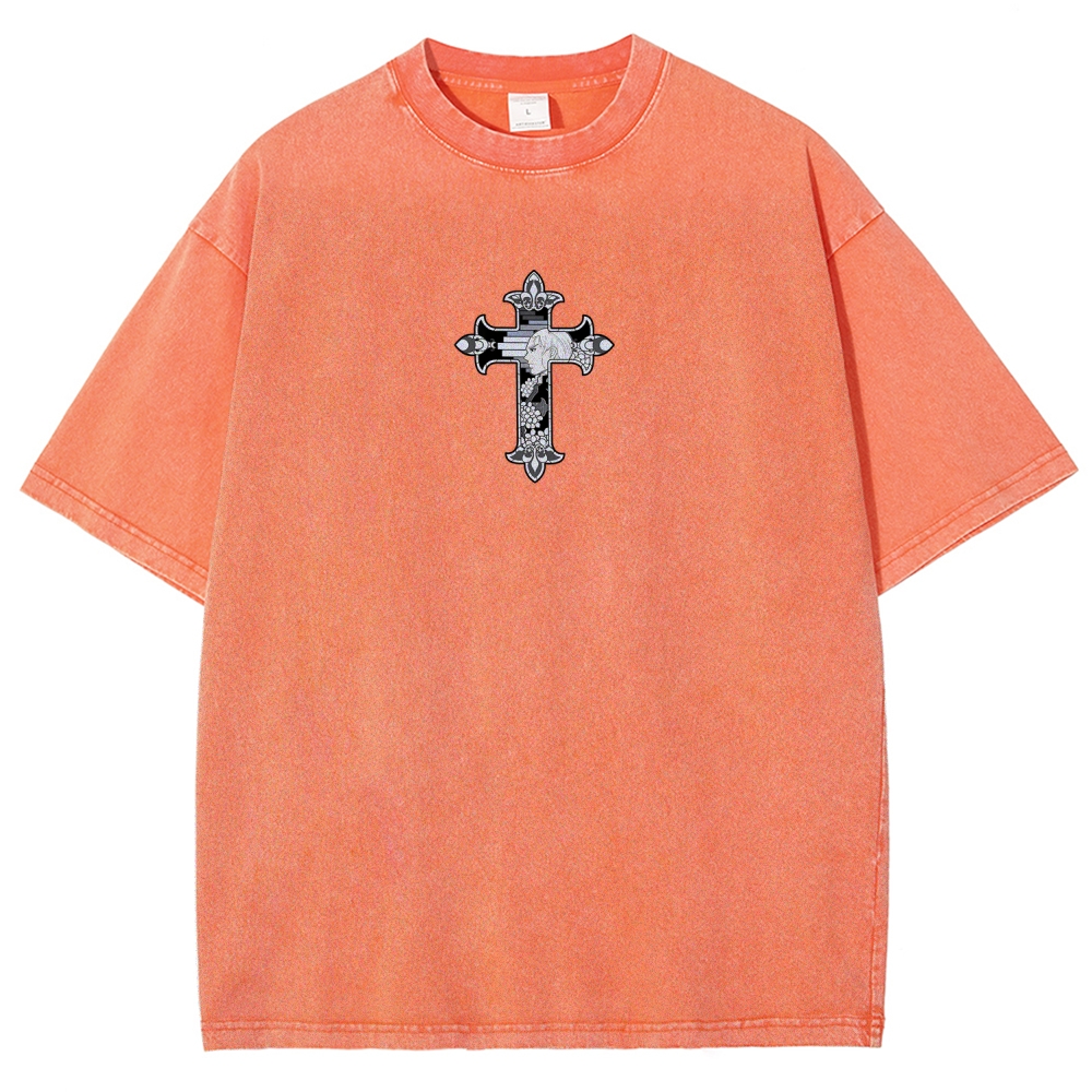 Jojo's Bizarre Adventure Unisex Fit Washed T-Shirt 2605001555