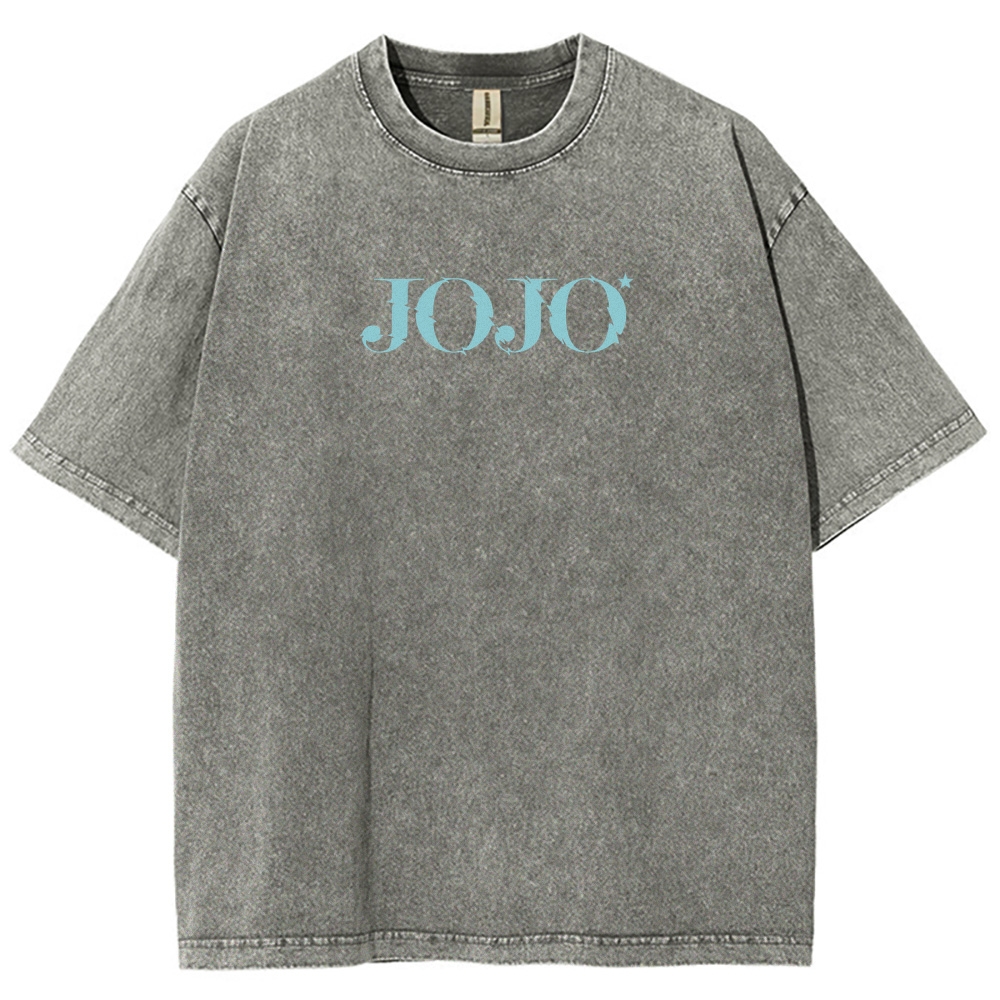 Jojo's Bizarre Adventure Unisex Fit Washed T-Shirt 2605002143