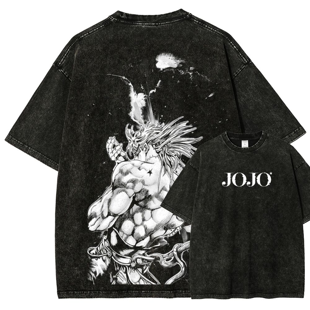 Jojo's Bizarre Adventure Unisex Fit Washed T-Shirt 2605002120