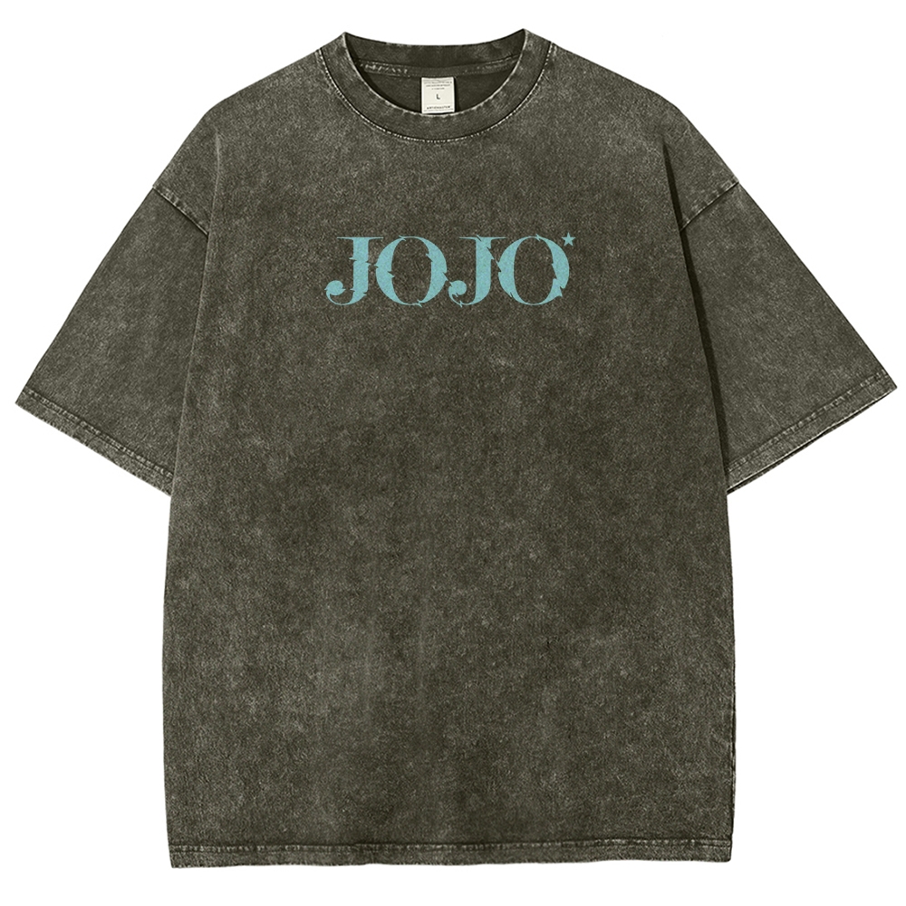 Jojo's Bizarre Adventure Unisex Fit Washed T-Shirt 2605002143