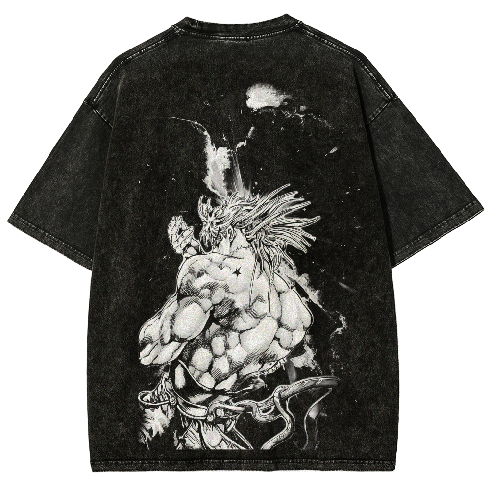 Jojo's Bizarre Adventure Unisex Fit Washed T-Shirt 2605002120