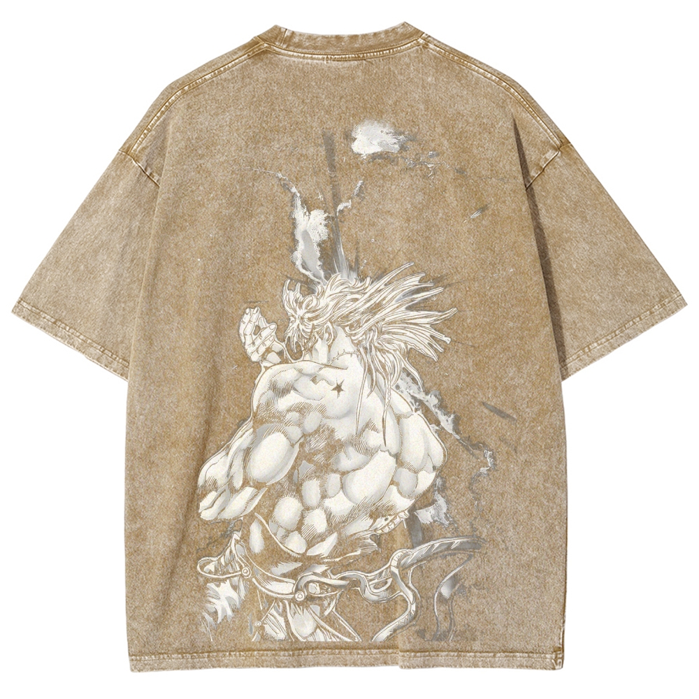 Jojo's Bizarre Adventure Unisex Fit Washed T-Shirt 2605002120