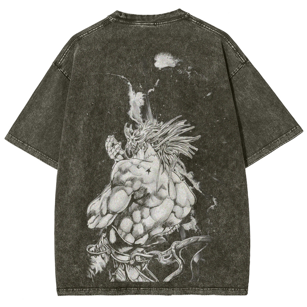 Jojo's Bizarre Adventure Unisex Fit Washed T-Shirt 2605002120