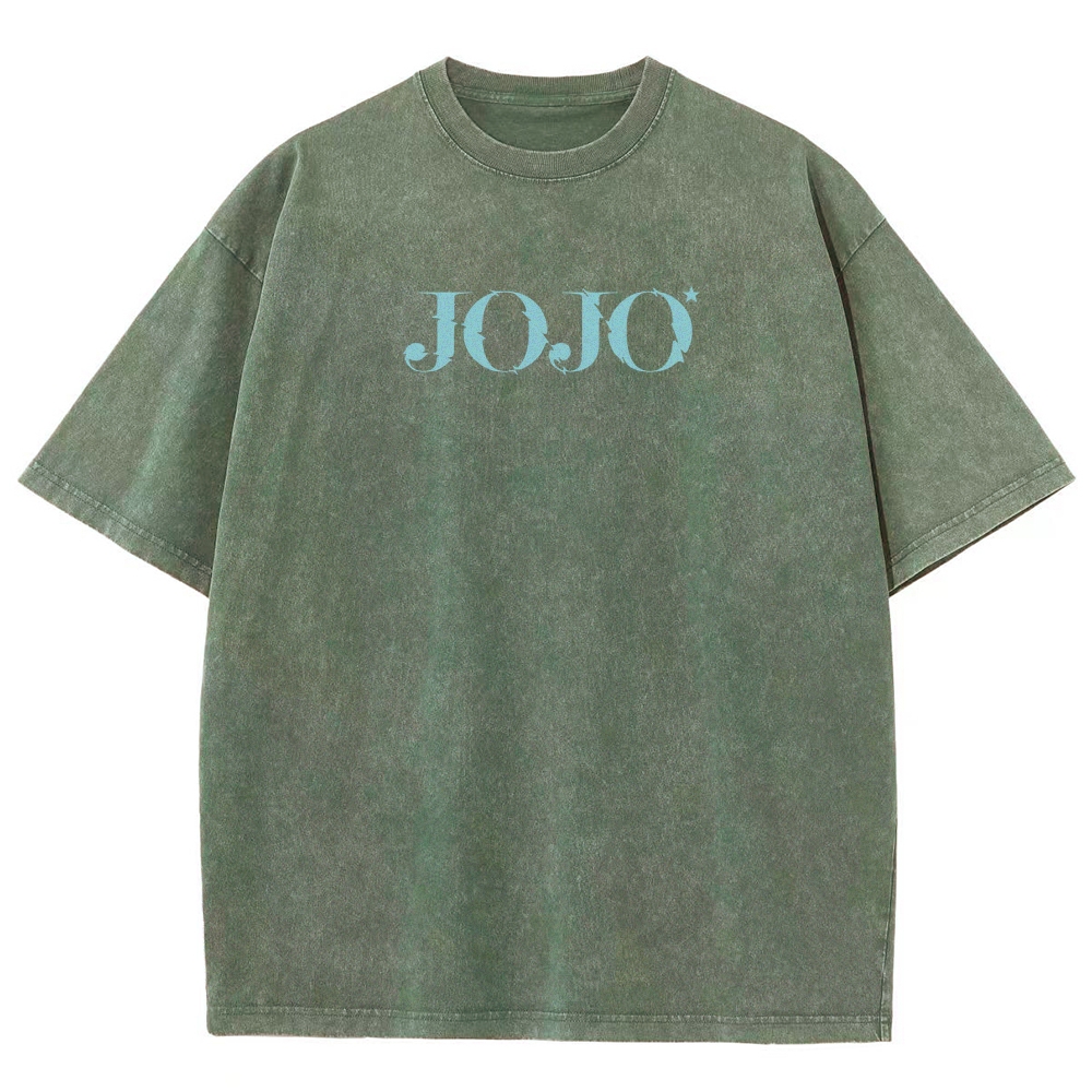 Jojo's Bizarre Adventure Unisex Fit Washed T-Shirt 2605002143