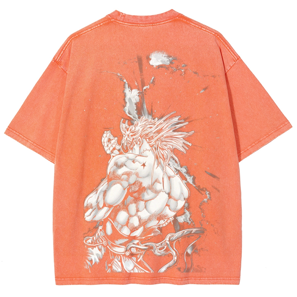 Jojo's Bizarre Adventure Unisex Fit Washed T-Shirt 2605002120