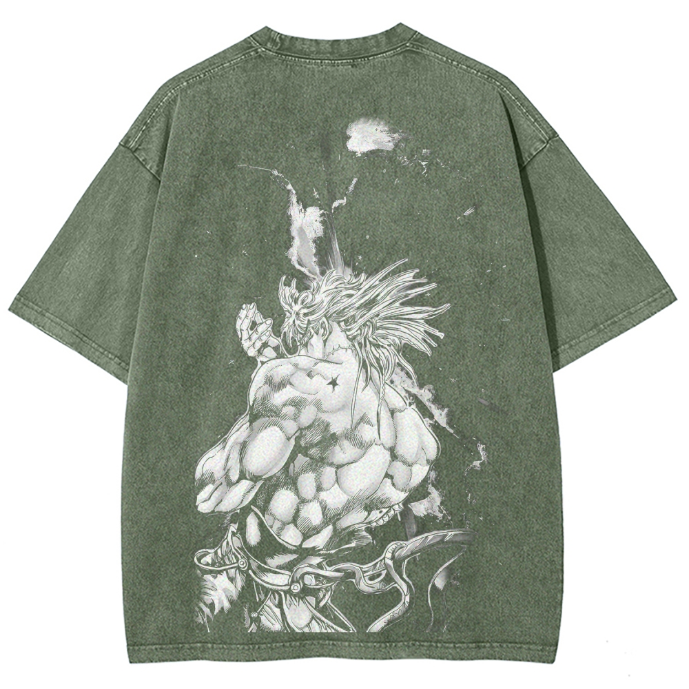 Jojo's Bizarre Adventure Unisex Fit Washed T-Shirt 2605002120