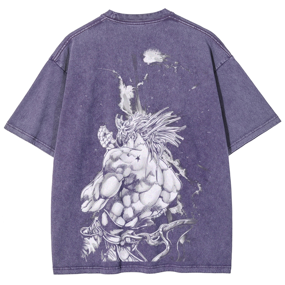 Jojo's Bizarre Adventure Unisex Fit Washed T-Shirt 2605002120
