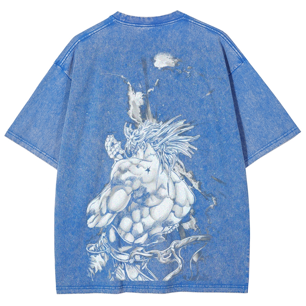 Jojo's Bizarre Adventure Unisex Fit Washed T-Shirt 2605002120