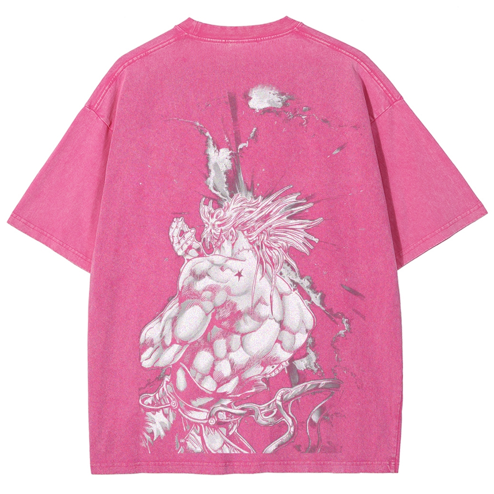 Jojo's Bizarre Adventure Unisex Fit Washed T-Shirt 2605002120
