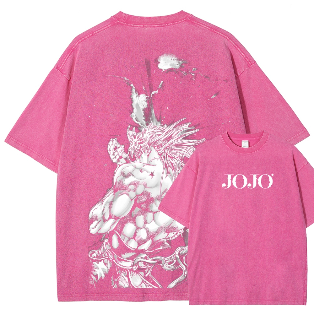 Jojo's Bizarre Adventure Unisex Fit Washed T-Shirt 2605002120