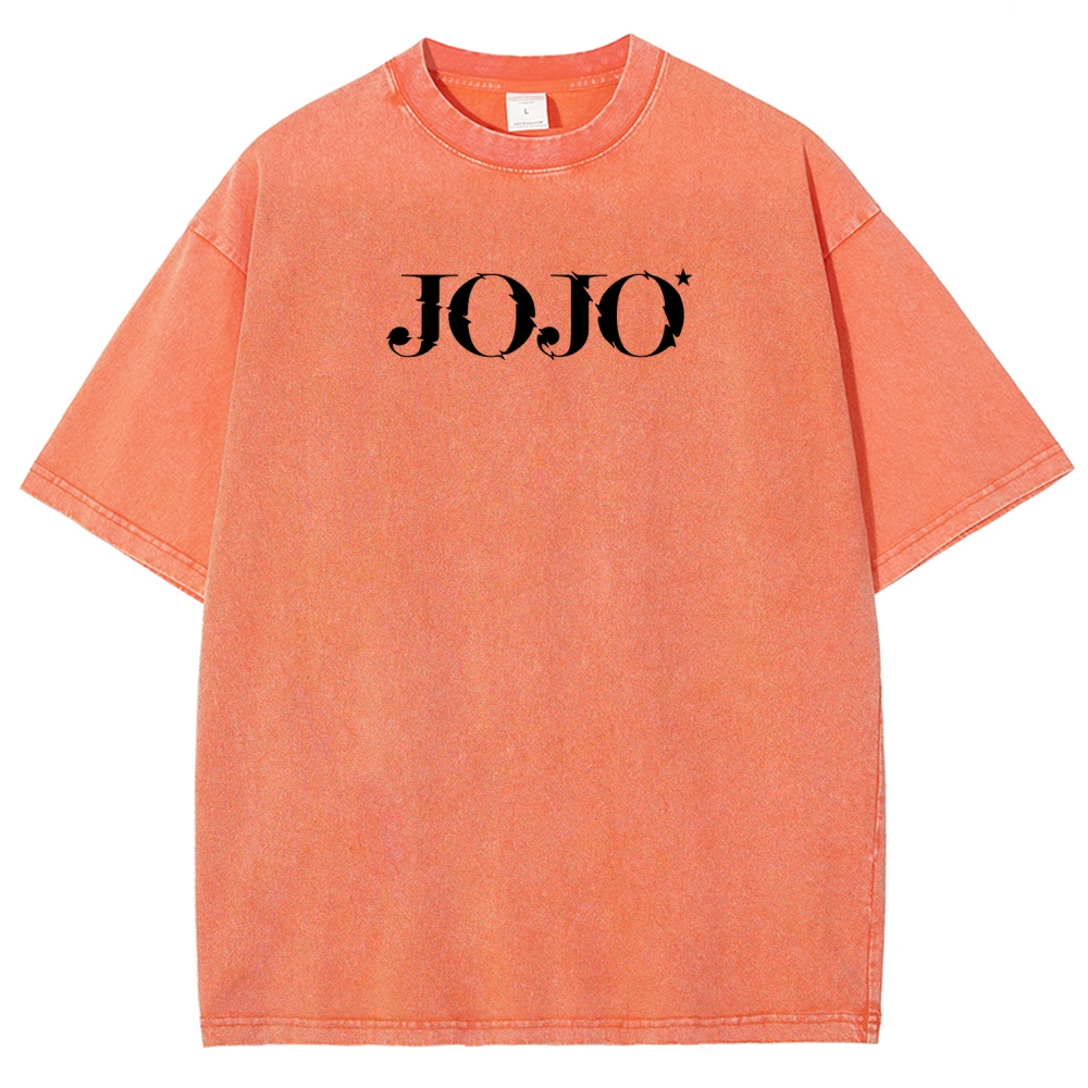 Jojo's Bizarre Adventure Unisex Fit Washed T-Shirt 2605002131
