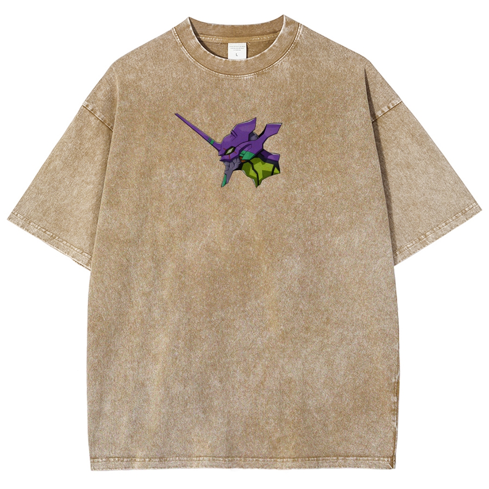 Neon Genesis Evangelion Unisex Fit Washed T-Shirt 2605003361