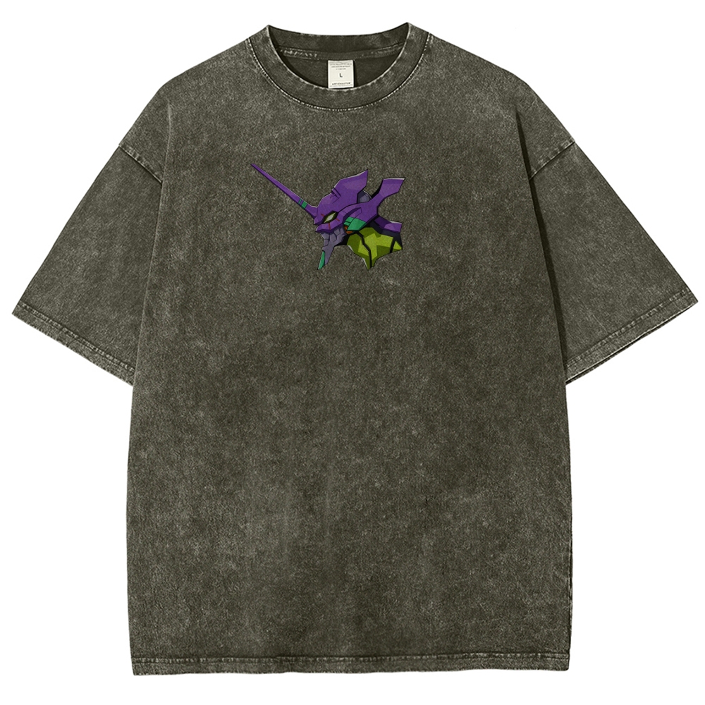 Neon Genesis Evangelion Unisex Fit Washed T-Shirt 2605003361