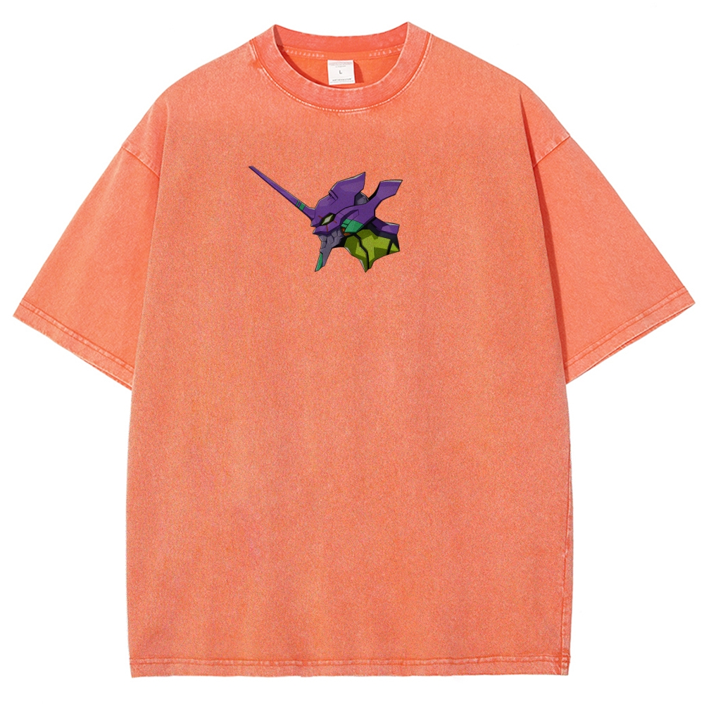 Neon Genesis Evangelion Unisex Fit Washed T-Shirt 2605003361