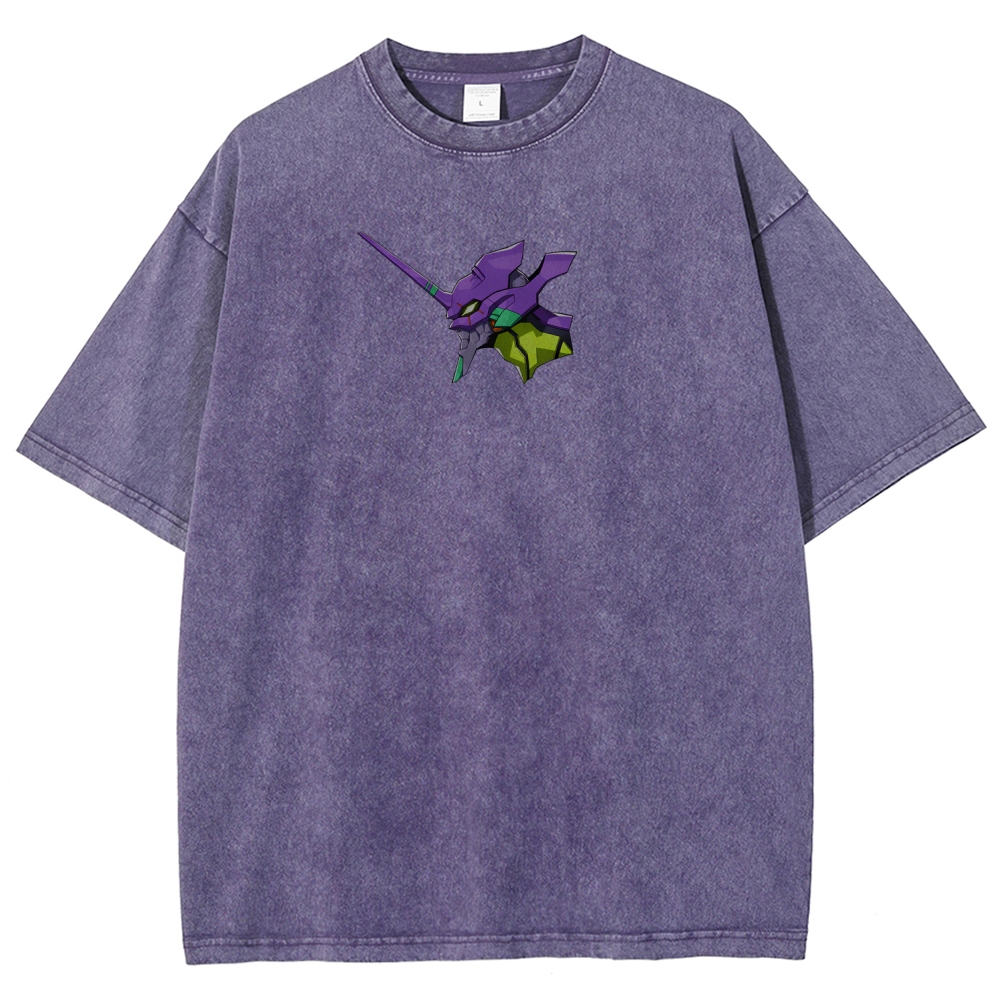 Neon Genesis Evangelion Unisex Fit Washed T-Shirt 2605003361