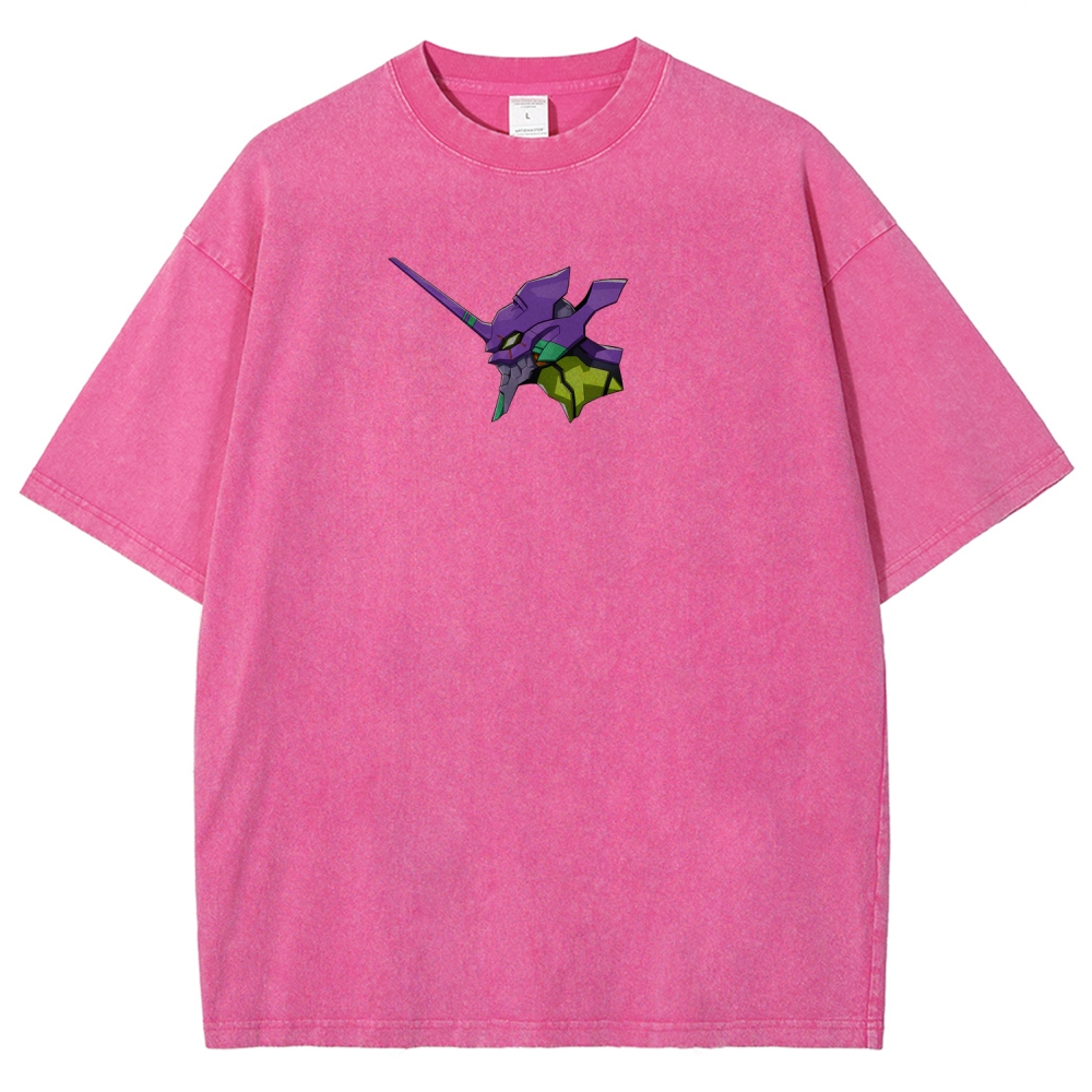 Neon Genesis Evangelion Unisex Fit Washed T-Shirt 2605003361