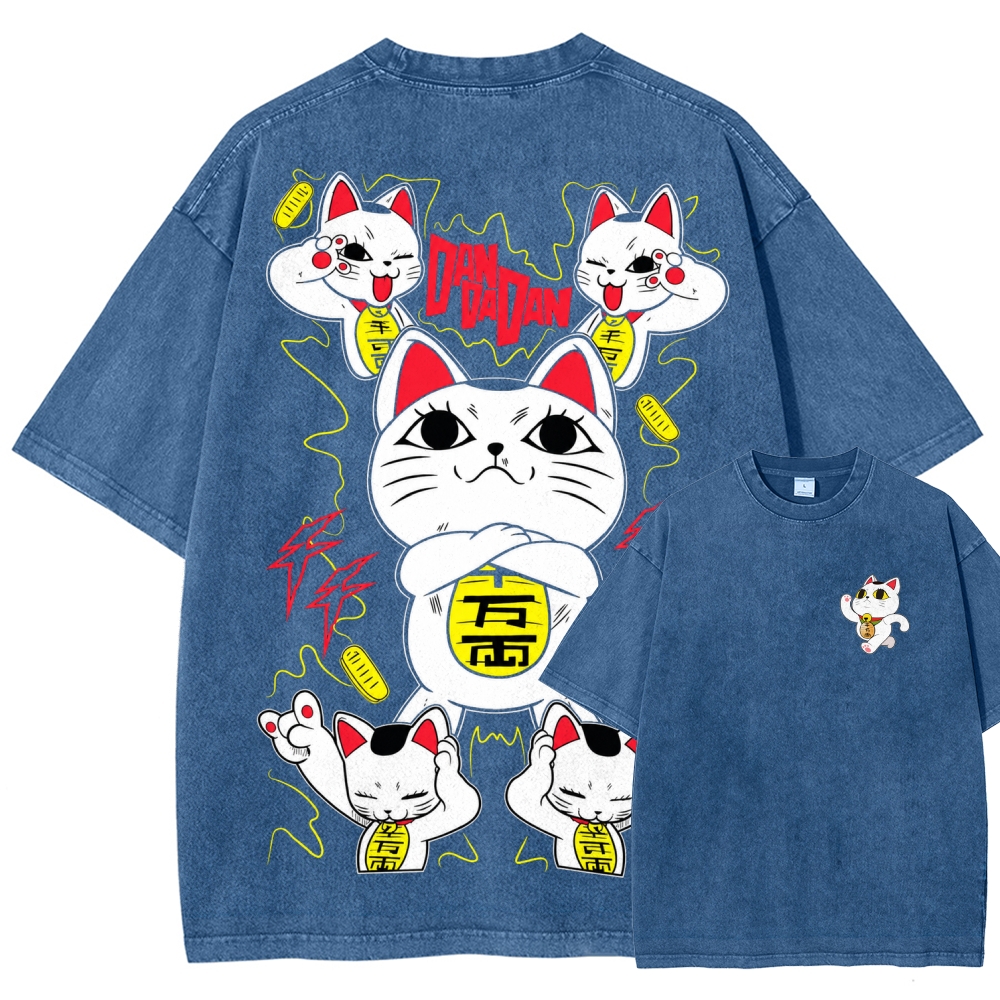 Dandadan Unisex Fit Washed T-Shirt 2605003770