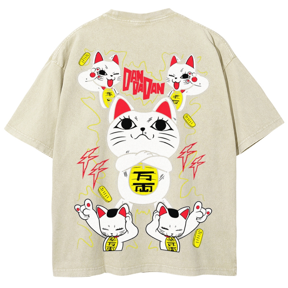 Dandadan Unisex Fit Washed T-Shirt 2605003770