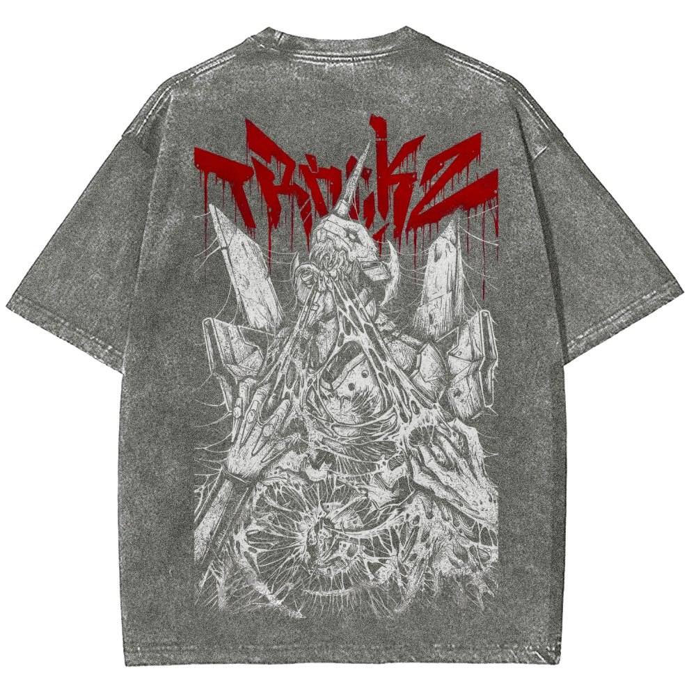 Neon Genesis Evangelion Unisex Fit Washed T-Shirt 2605004817