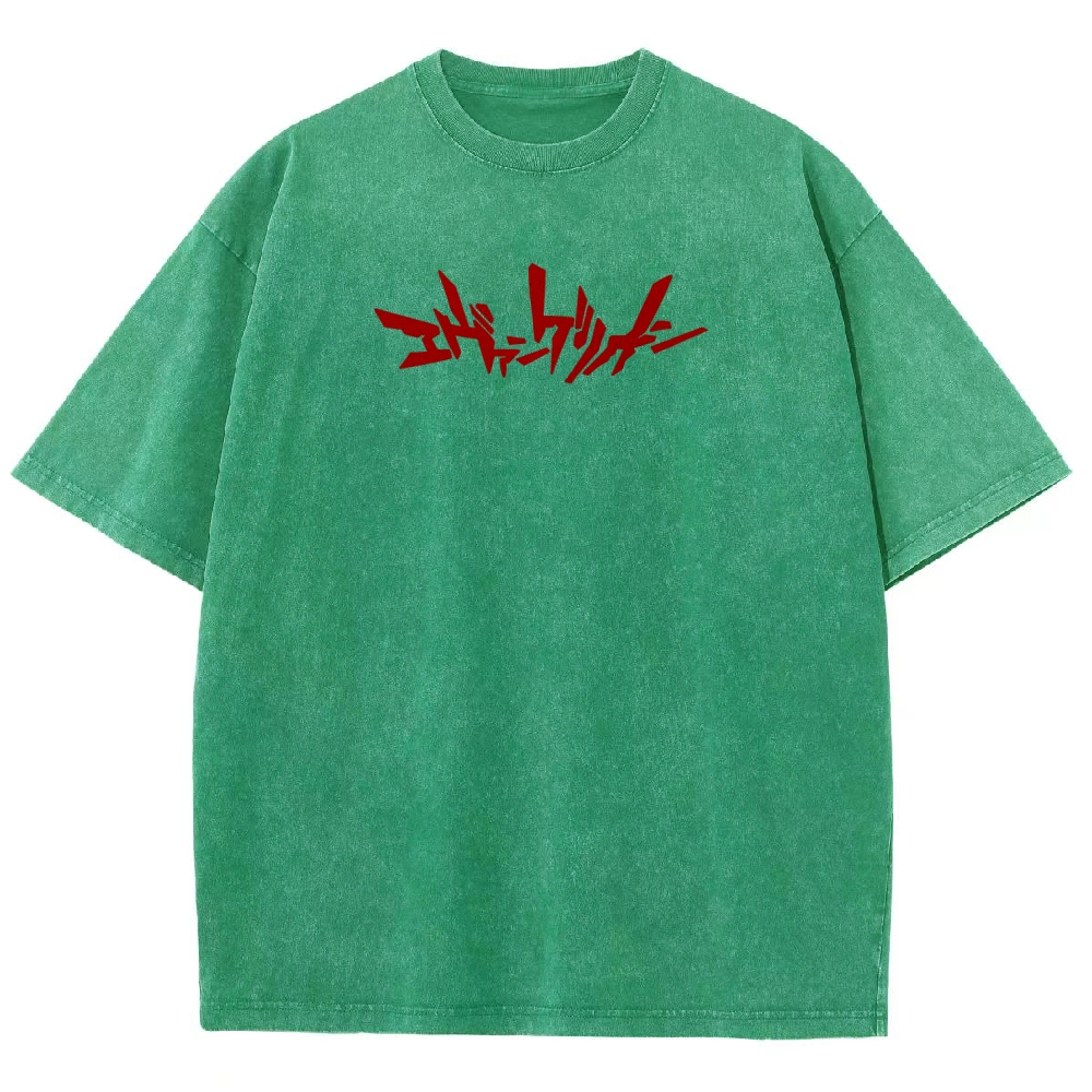 Neon Genesis Evangelion Unisex Fit Washed T-Shirt 2605004817