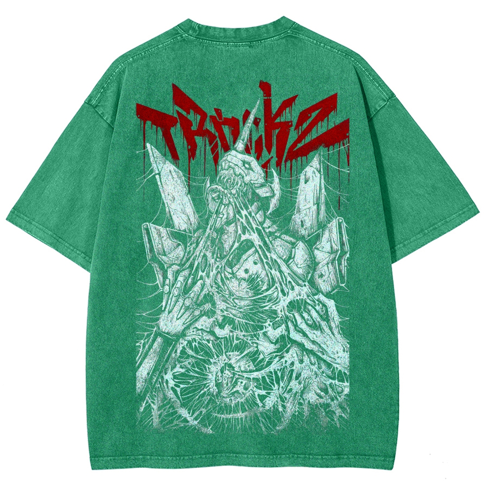 Neon Genesis Evangelion Unisex Fit Washed T-Shirt 2605004817