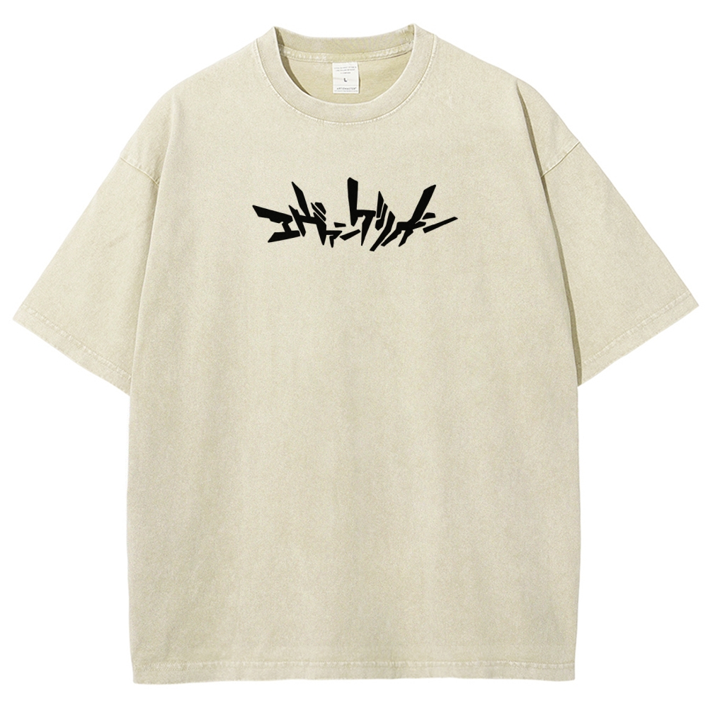 Neon Genesis Evangelion Unisex Fit Washed T-Shirt 2605004821