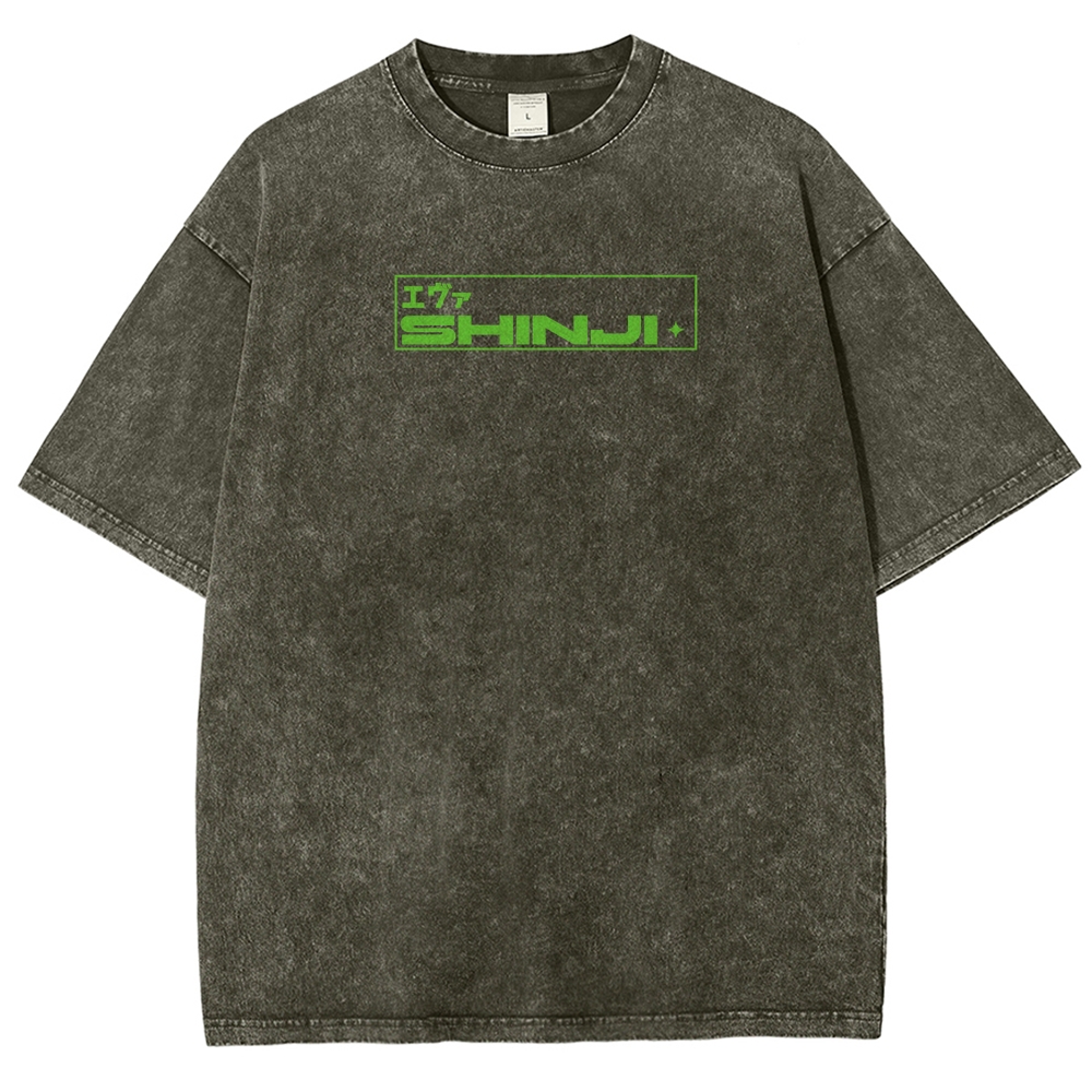 Neon Genesis Evangelion Unisex Fit Washed T-Shirt 2605004825