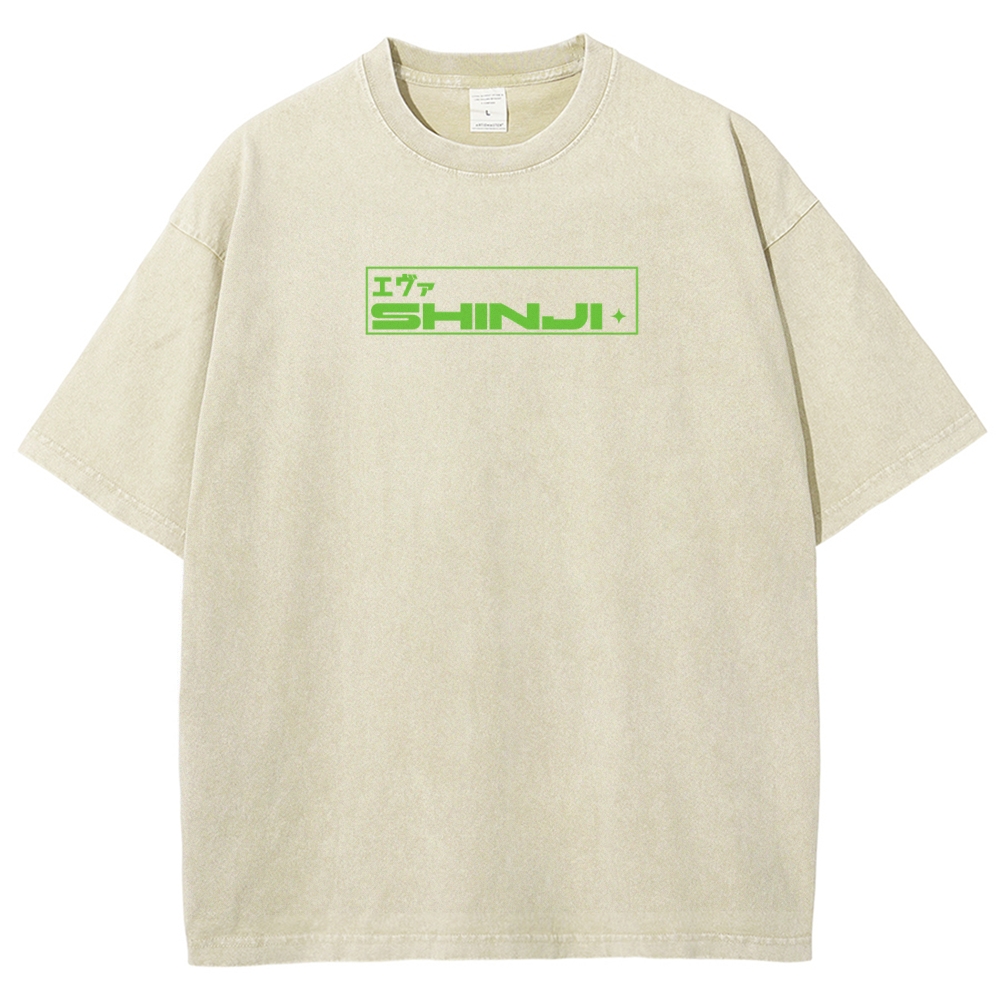 Neon Genesis Evangelion Unisex Fit Washed T-Shirt 2605004825