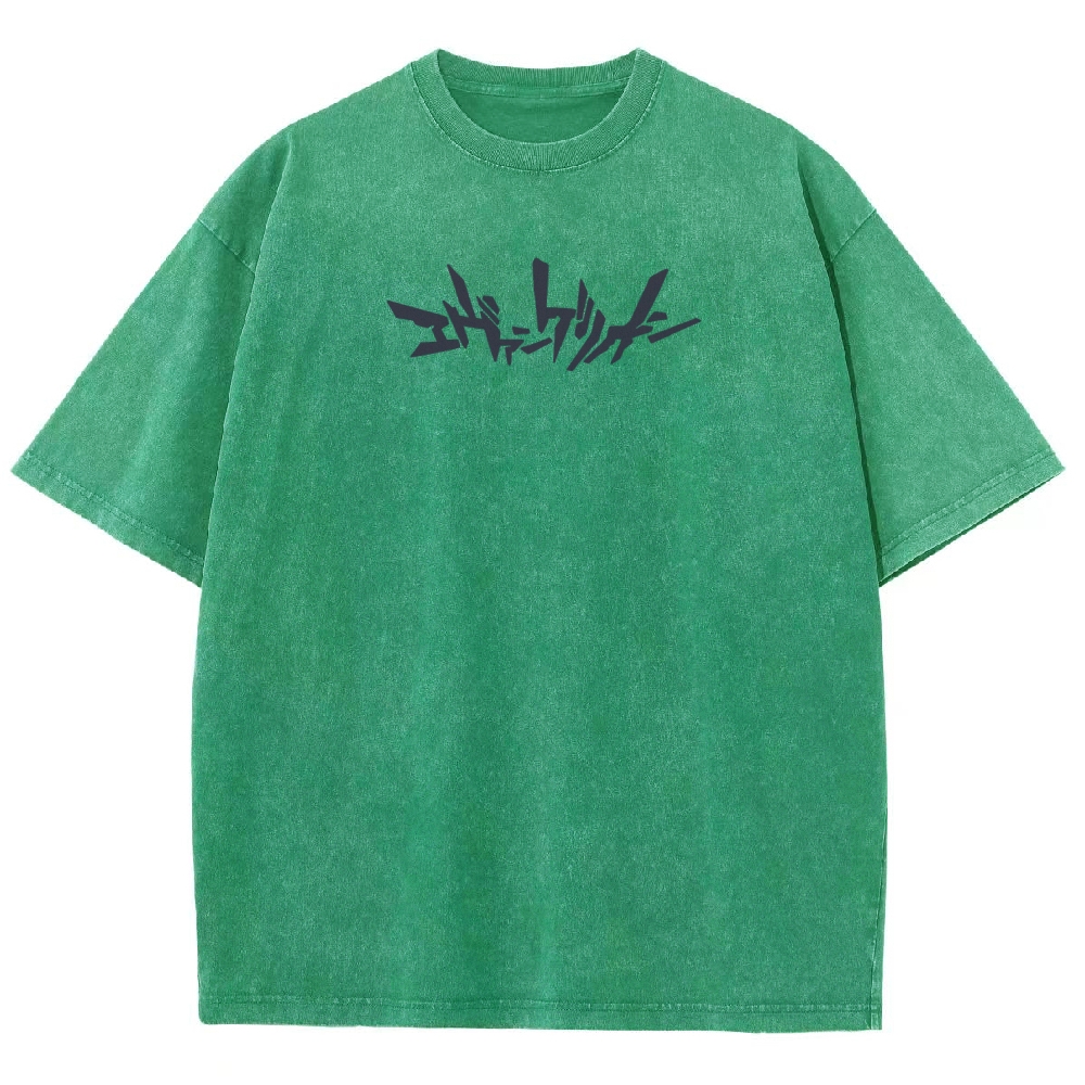 Neon Genesis Evangelion Unisex Fit Washed T-Shirt 2605004850