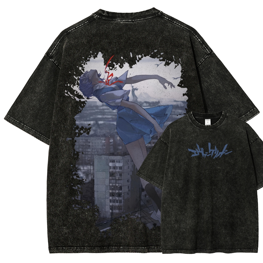Neon Genesis Evangelion Unisex Fit Washed T-Shirt 2605004855