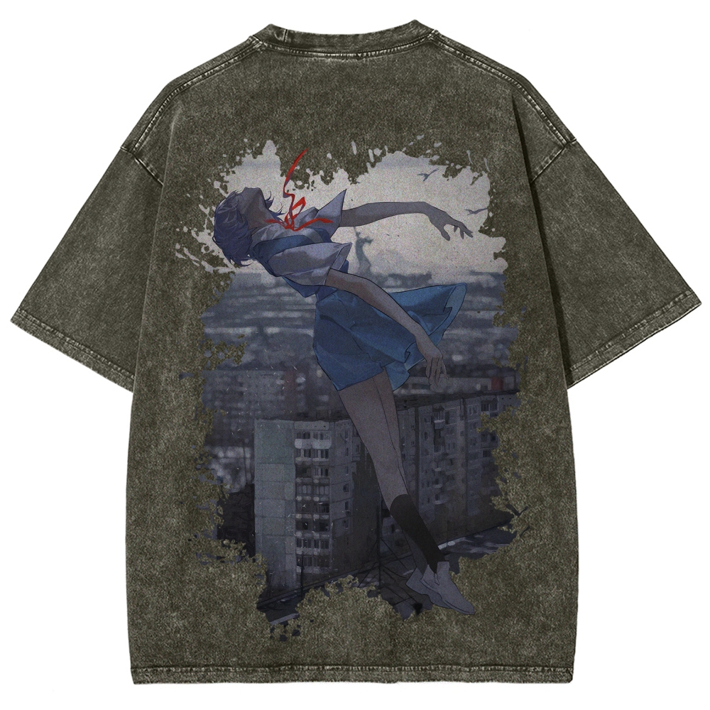 Neon Genesis Evangelion Unisex Fit Washed T-Shirt 2605004855