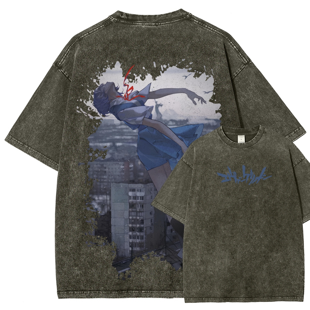 Neon Genesis Evangelion Unisex Fit Washed T-Shirt 2605004855