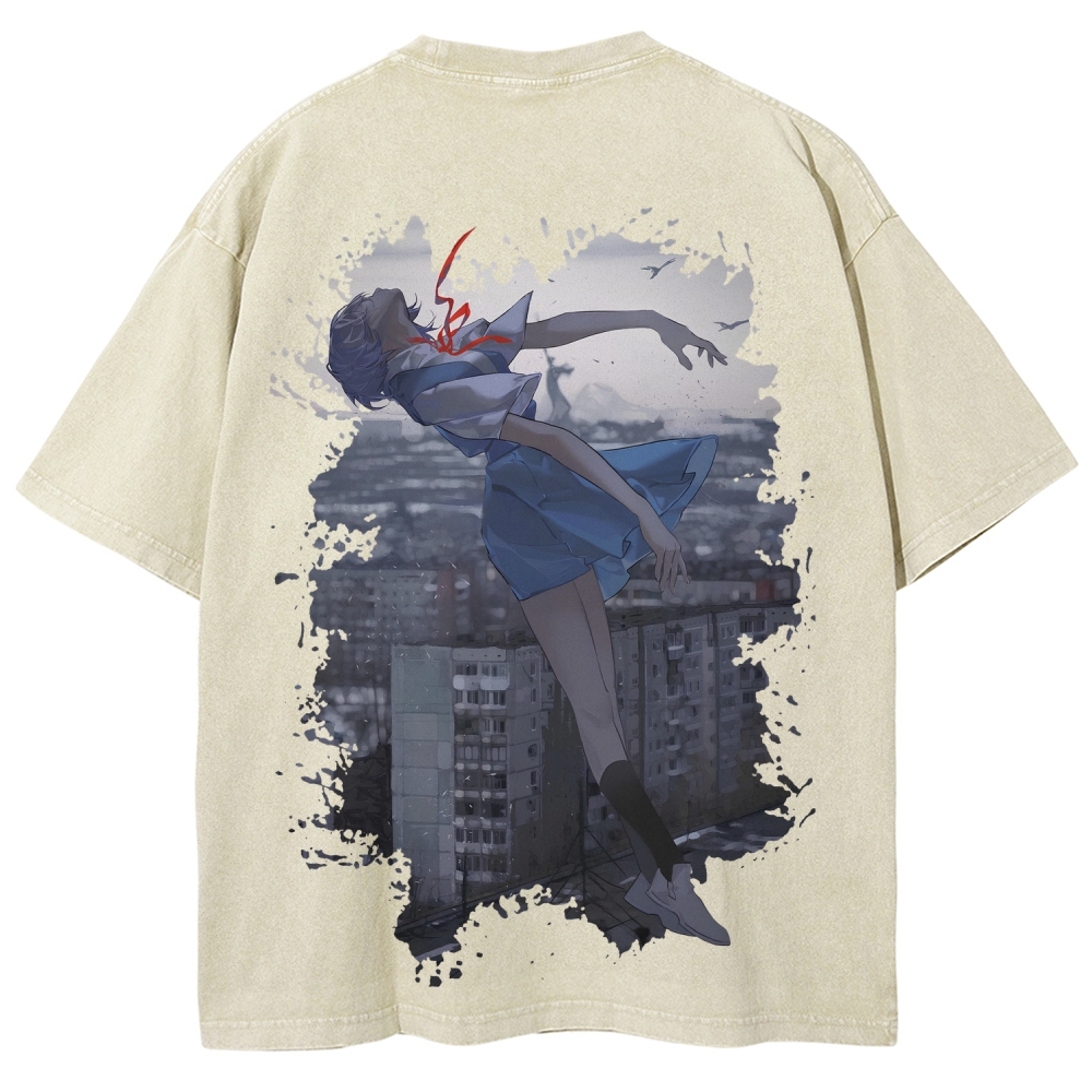 Neon Genesis Evangelion Unisex Fit Washed T-Shirt 2605004855
