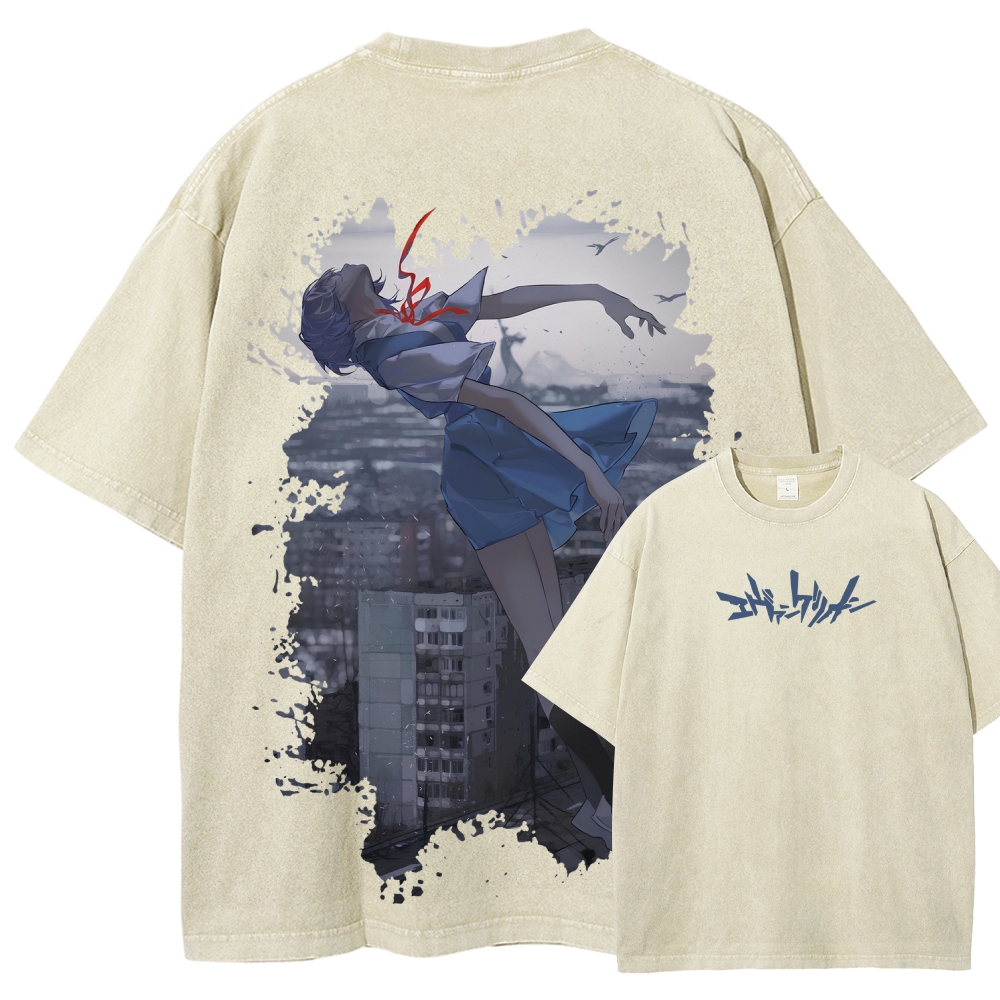 Neon Genesis Evangelion Unisex Fit Washed T-Shirt 2605004855