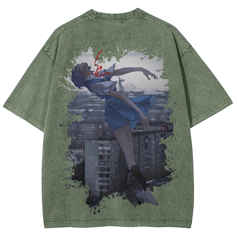 Neon Genesis Evangelion Unisex Fit Washed T-Shirt 2605004855
