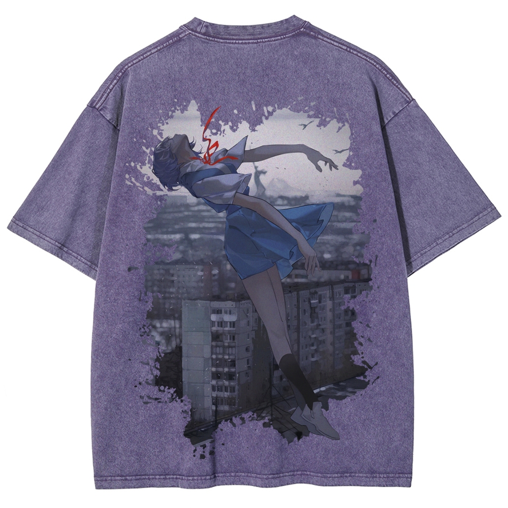 Neon Genesis Evangelion Unisex Fit Washed T-Shirt 2605004855