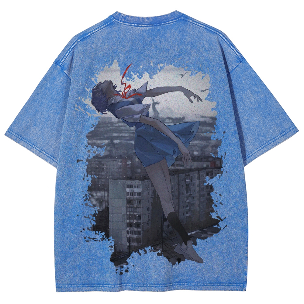 Neon Genesis Evangelion Unisex Fit Washed T-Shirt 2605004855