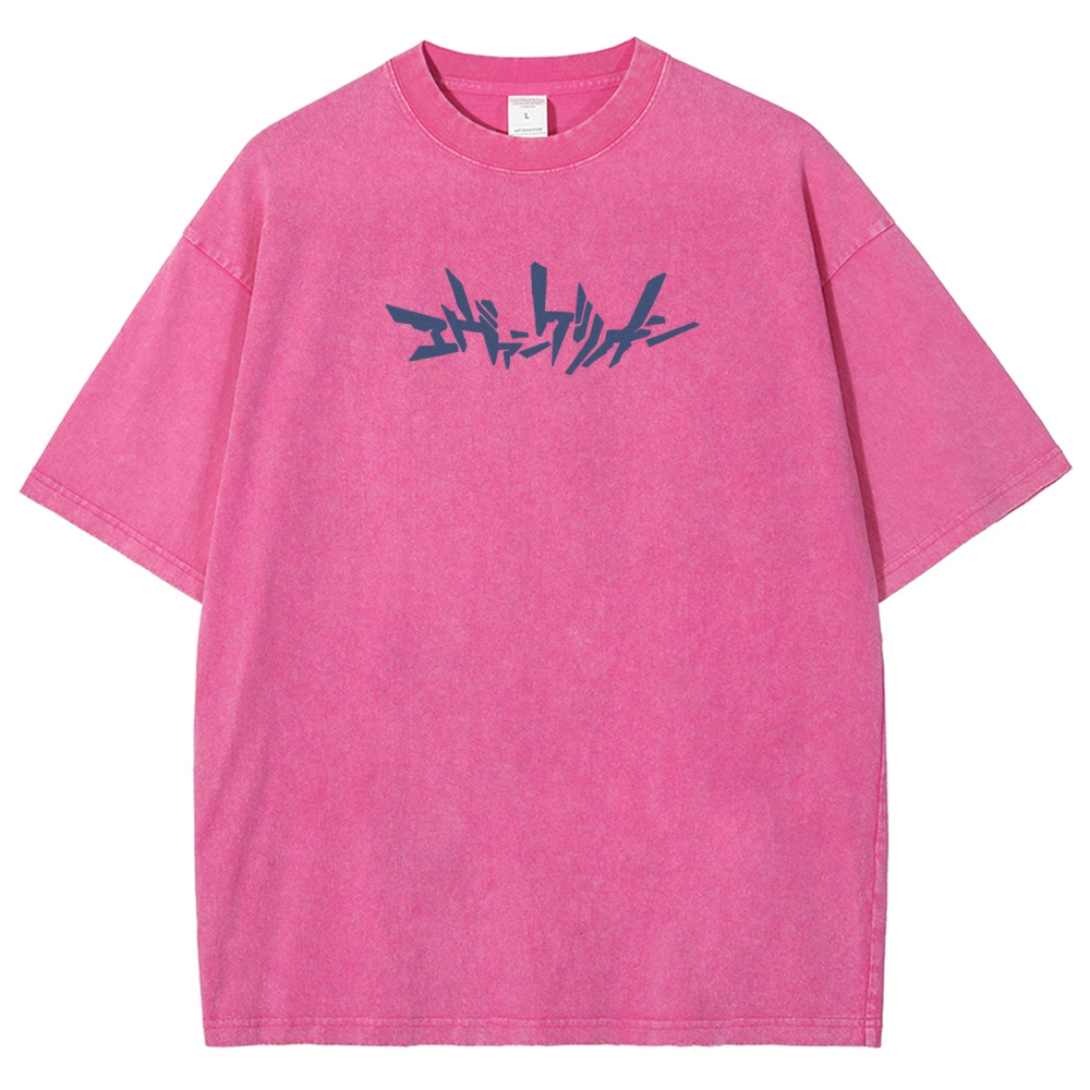 Neon Genesis Evangelion Unisex Fit Washed T-Shirt 2605004855